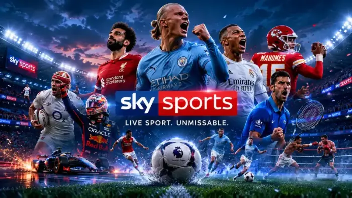 IPTV UK Premium streaming Sky Sports live football, F1, rugby, tennis and boxing in 4K on British IPTV